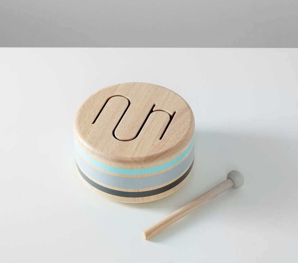 Plan Toys x PBK Drum Set Pottery Barn Kids Australia